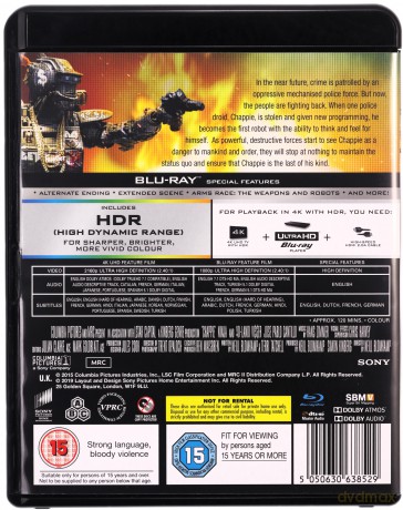 Chappie [Blu-Ray 4K]+[Blu-Ray]