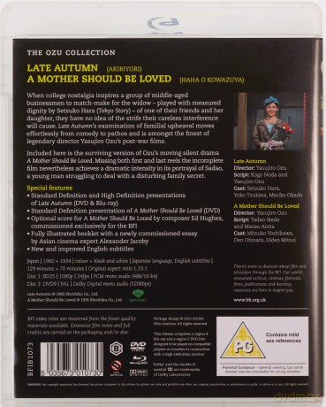 Late Autumn / A Mother Should Be Loved (Późna jesień) [Blu-Ray]+[DVD]