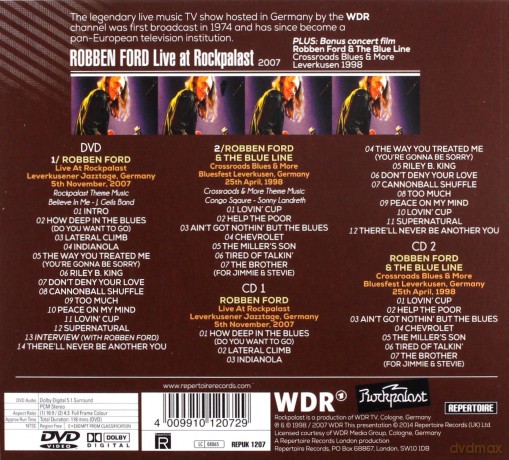 Robben Ford: Live At Rockpalast [2CD]