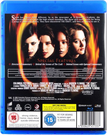 The Craft (Szkoła czarownic) [Blu-Ray]