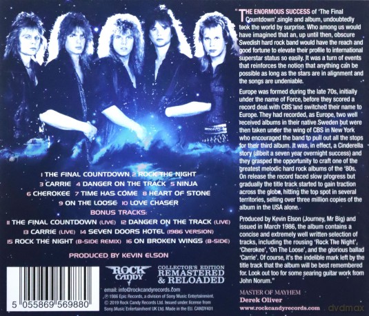 Europe: The Final Countdown [CD]