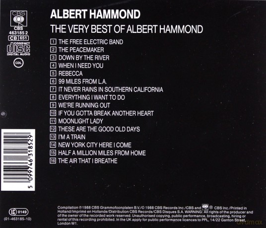 Albert Hammond: The Very Best Of [CD]