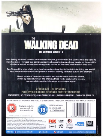 The Walking Dead Season 1-6 [27DVD]