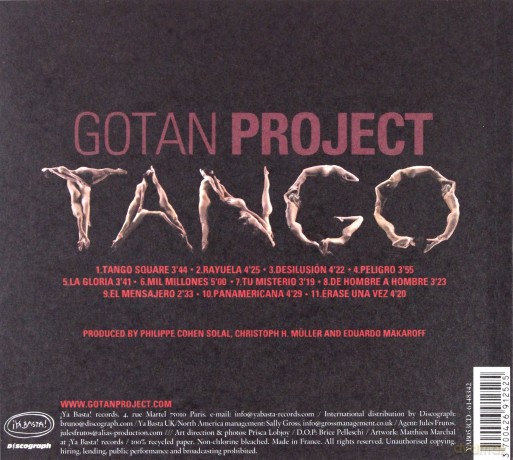 Gotan Project: Tango 3.0 [CD]