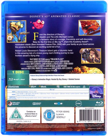 Treasure Planet (Planeta skarbów) (Disney) [Blu-Ray]