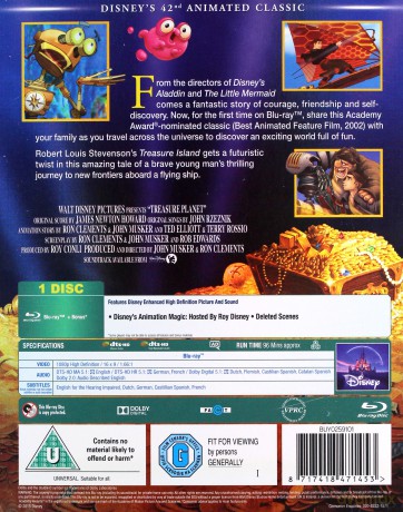 Treasure Planet (Planeta skarbów) (Disney) [Blu-Ray]