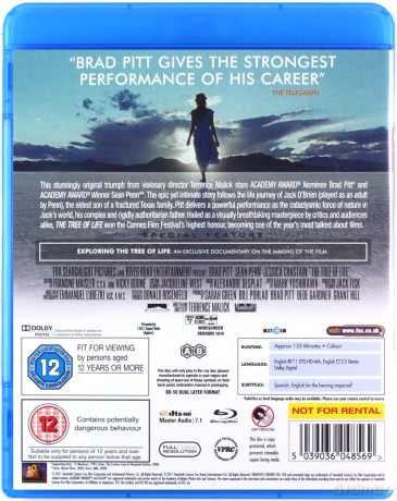 Tree Of Life (Drzewo życia) [Blu-Ray]