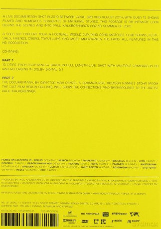 Paul Kalkbrenner: 2010-A Live Documentary [DVD]