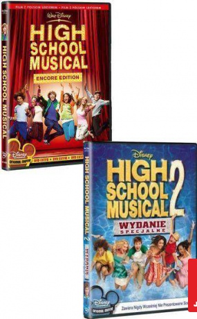 High School Musical 1+2 Pakiet [2DVD] (Disney)