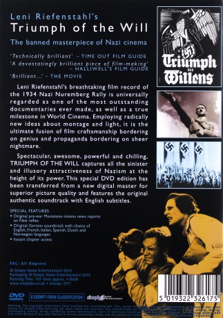Triumph Of The Will (Triumf woli) [DVD]