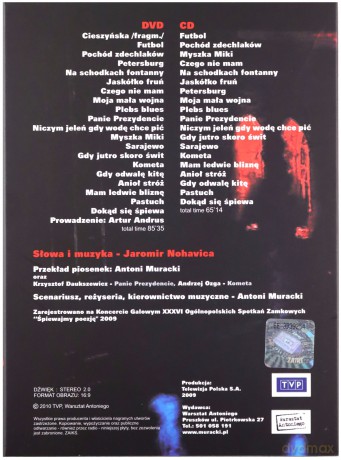 Świat Wg Nohavicy - Live (digipack) [DVD]+[CD]
