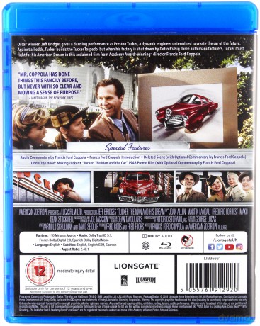 Tucker: The Man and his Dream (Konstruktor marzeń) [Blu-Ray]