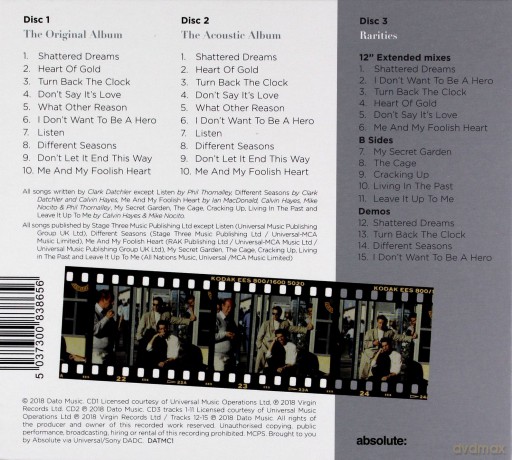 Johnny Hates Jazz: Turn Back The Clock [3CD]