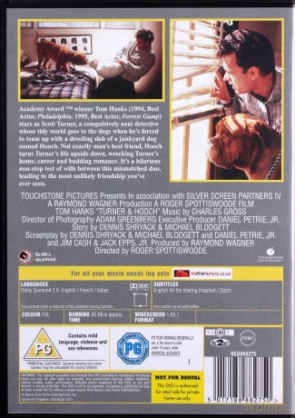 Turner & Hooch (Turner i Hooch) [DVD]