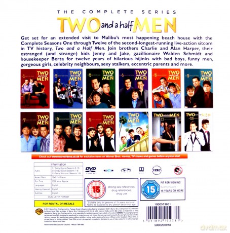 Two And A Half Men Seasons 1-12 [39DVD]