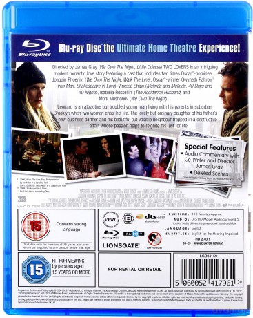 Two Lovers (Kochankowie) [Blu-Ray]