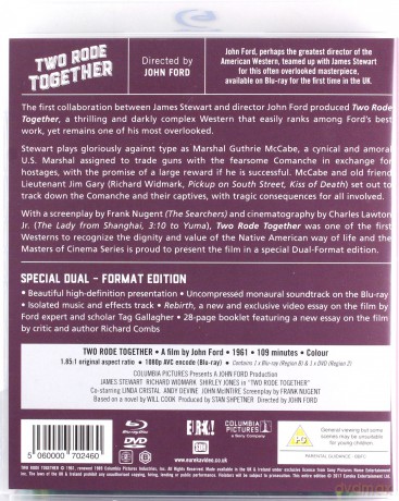 Two Rode Together (Dwaj jeźdzcy) [Blu-Ray]+[DVD]