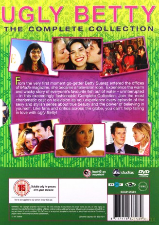 Ugly Betty Seasons 1-4 (Brzydula Betty) [22DVD]