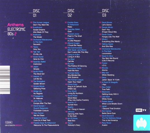 Anthems Electronic 80s 2 [3CD]