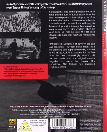 Umberto D [Blu-Ray]