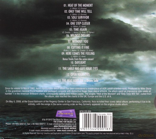 Asia: Under The Bridge [CD]