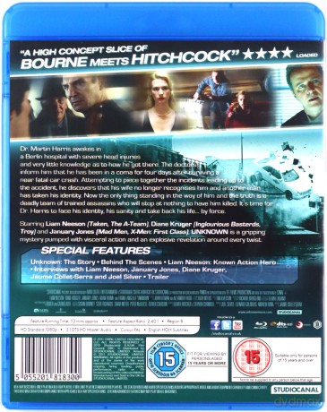 Unknown (Tożsamość) [Blu-Ray]
