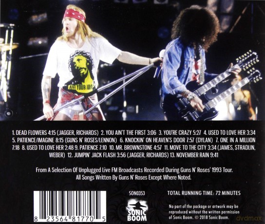 Guns N Roses: Unplugged 1993 [CD]