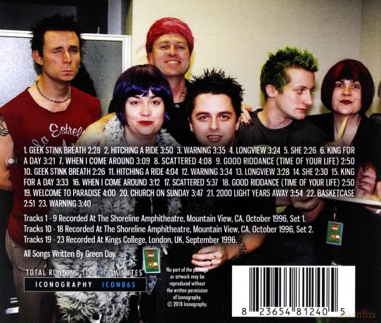 Green Day: Unplugged 1996 [CD]