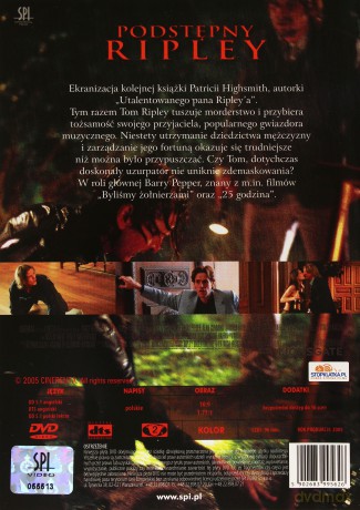 Podstępny Ripley [DVD]