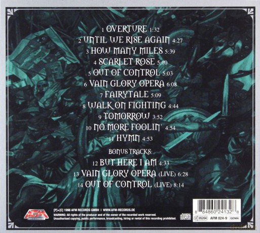 Edguy: Vain Glory Opera (Anniversary) [CD]
