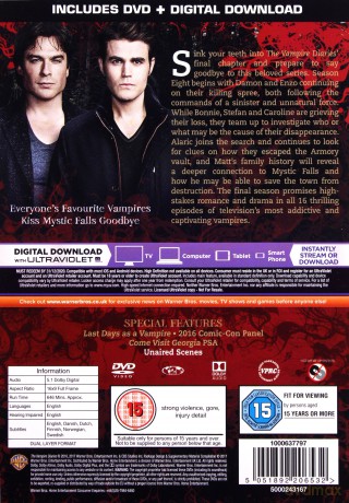Vampire Diaries Season 8 (Pamiętniki wampirów) [DVD]