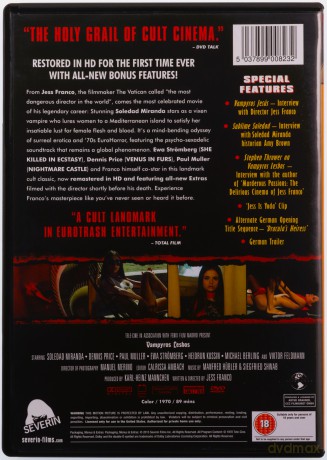 Vampyros Lesbos [DVD]