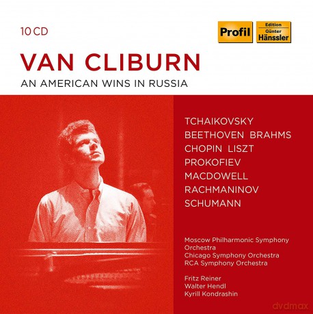 Van Cliburn: Van Cliburn: An American Wins In Russia [10CD]