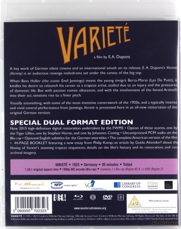 Variety [2xBlu-Ray]