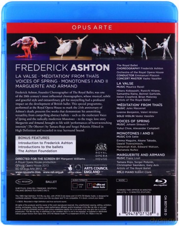 Royal Balletplasson: Variousashton Celebration [Blu-Ray]