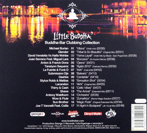 Little Buddha 3 Buddha Bar Clubbing Collection [CD]