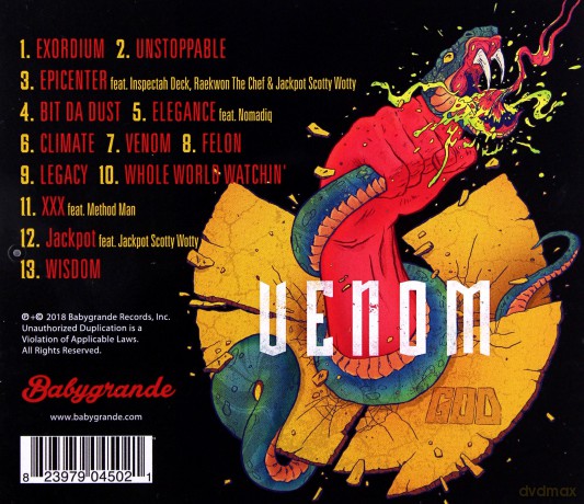 U-God: Venom [CD]