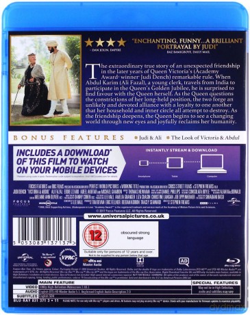 Victoria And Abdul (Powiernik królowej) [Blu-Ray]