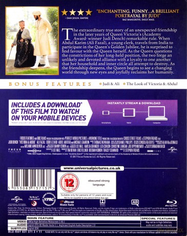 Victoria And Abdul (Powiernik królowej) [Blu-Ray]