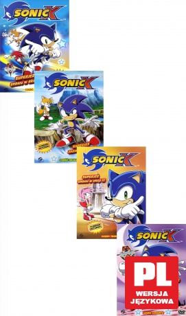 Sonic X cz. 1+2+3+4 Pakiet [4DVD]