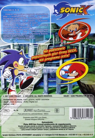 Sonic X cz. 1+2+3+4 Pakiet [4DVD]