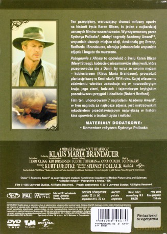Pożegnanie z Afryką [DVD]