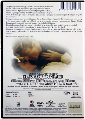 Pożegnanie z Afryką [DVD]
