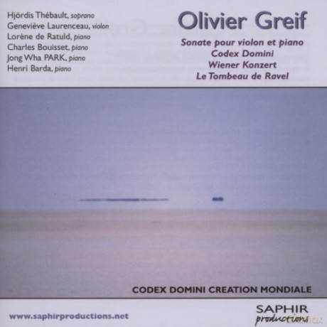 Genevieve Laurenceau: Violin Sonatas (Grief) [CD]