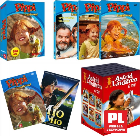 Astrid Lindgren - Mega Pakiet [18DVD]