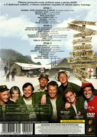 M*A*S*H / MASH / M.A.S.H sezon 3 [3DVD] 