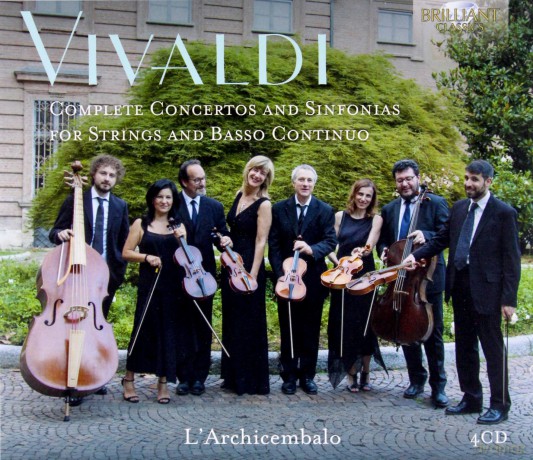 Larchicembalo: Vivaldi: Complete Concertos And Sinfonias For Strings And Basso Continuo [4CD]