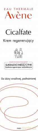 Avene Cicalfate Krem Antybakteryjny Regeneruje 40 ml