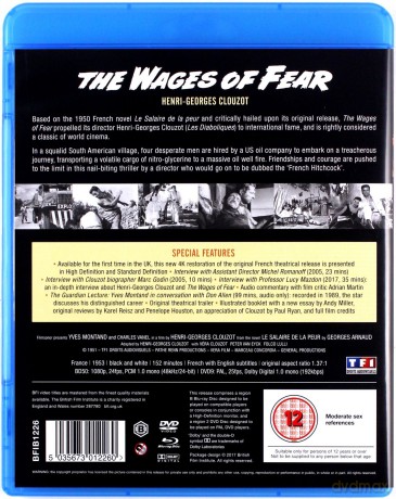 Wages Of Fear (Cena strachu) [Blu-Ray]+[DVD]