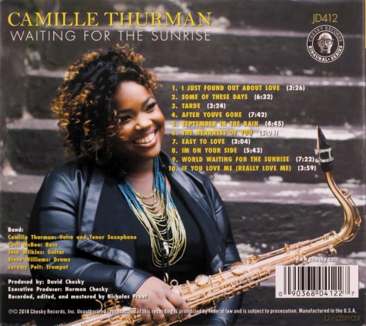 Camille Thurman: Waiting For The Sunrise [CD]